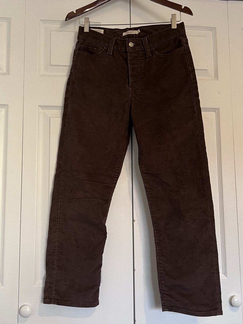 Levi's Wedgie Straight Corduroy Pants